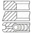 Jeu de segments de pistons GOETZE ENGINE 08-439100-00 - Visuel 1