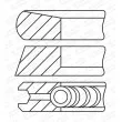 Jeu de segments de pistons GOETZE ENGINE 08-443100-00 - Visuel 1