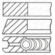 Jeu de segments de pistons GOETZE ENGINE 08-444100-00 - Visuel 1