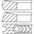 Jeu de segments de pistons GOETZE ENGINE 08-448605-00 - Visuel 2