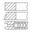 Jeu de segments de pistons GOETZE ENGINE 08-450500-00 - Visuel 1