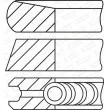 Jeu de segments de pistons GOETZE ENGINE 08-450600-00 - Visuel 2