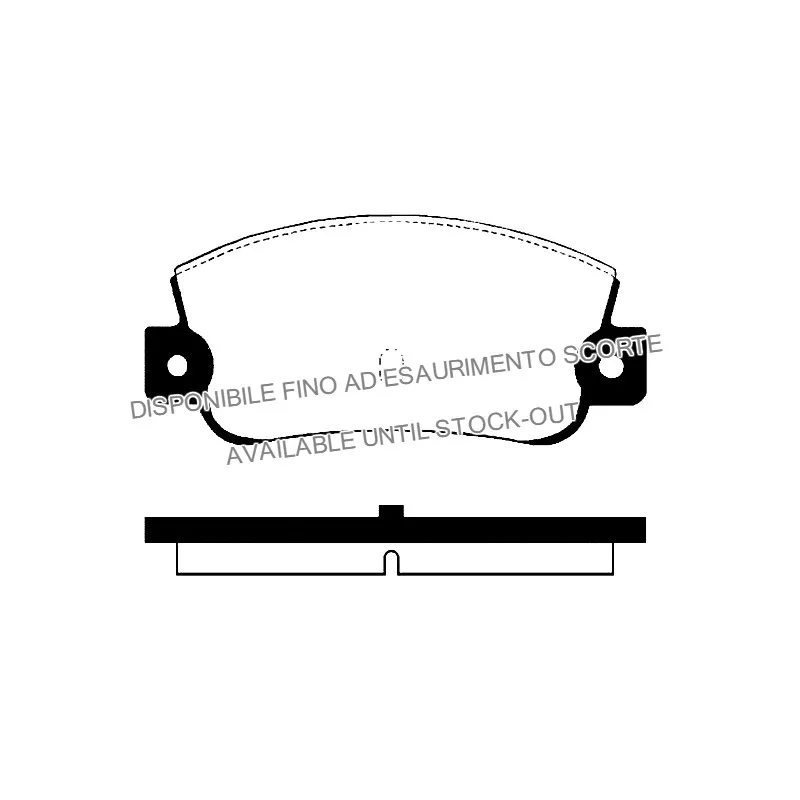 Jeu de 4 plaquettes de frein arrière RAICAM RA.0255.0