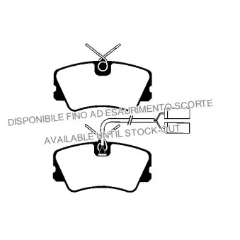 Jeu de 4 plaquettes de frein avant RAICAM RA.0338.0