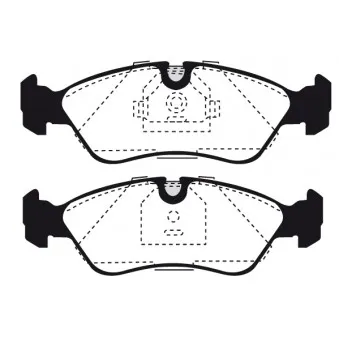 Jeu de 4 plaquettes de frein avant RAICAM RA.0395.0