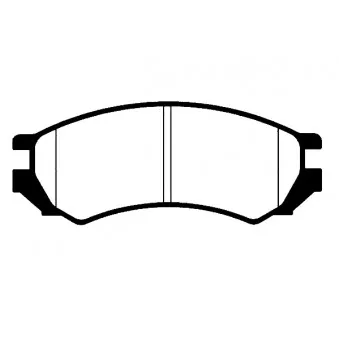 Jeu de 4 plaquettes de frein avant RAICAM RA.0412.0