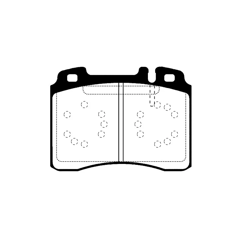 Jeu de 4 plaquettes de frein avant RAICAM RA.0480.0