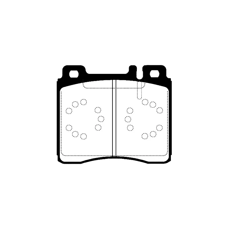 Jeu de 4 plaquettes de frein avant RAICAM RA.0497.0