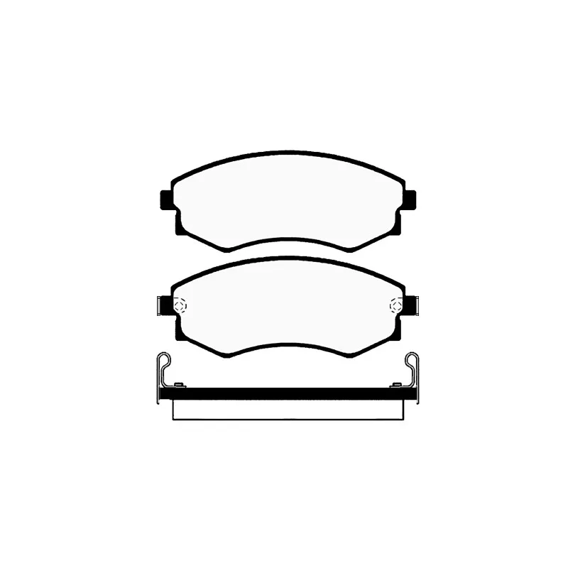 Jeu de 4 plaquettes de frein avant RAICAM RA.0501.0