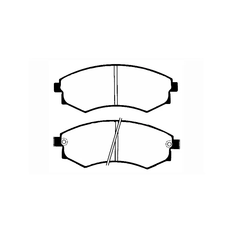 Jeu de 4 plaquettes de frein avant RAICAM RA.0501.2