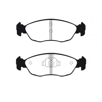 Jeu de 4 plaquettes de frein avant RAICAM RA.0537.1