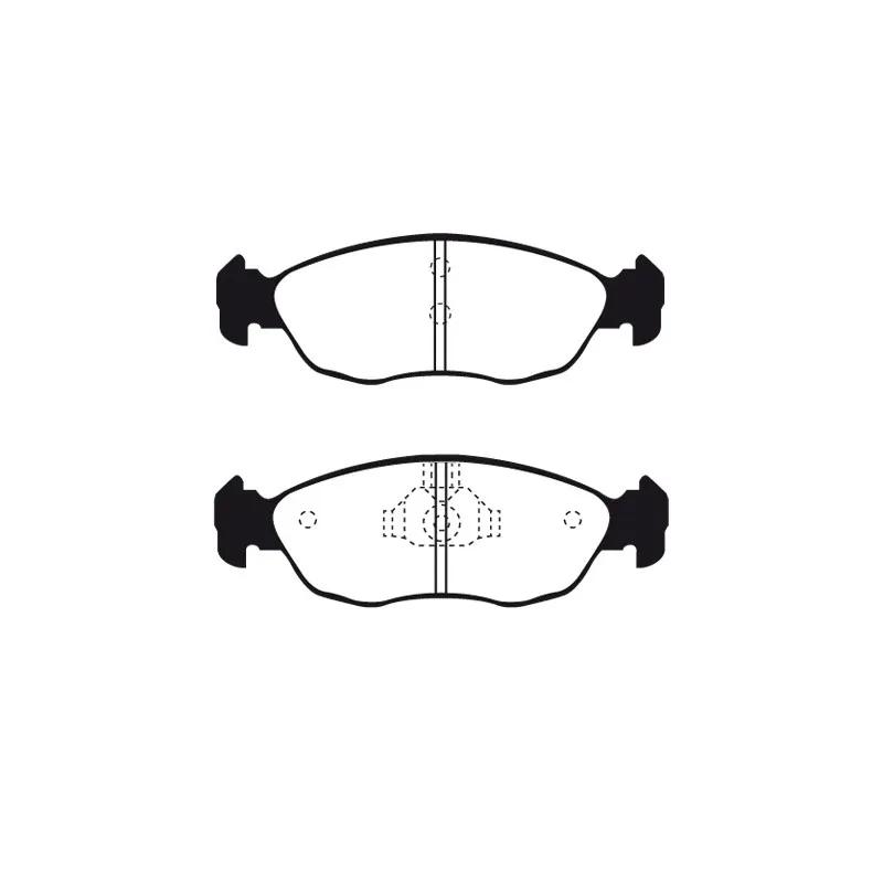 Jeu de 4 plaquettes de frein avant RAICAM RA.0537.1