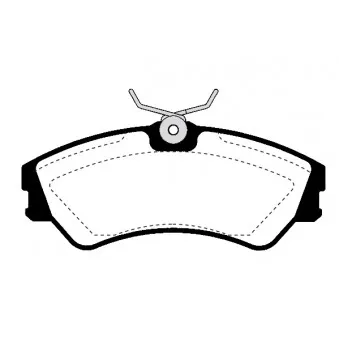 Jeu de 4 plaquettes de frein avant RAICAM RA.0555.0