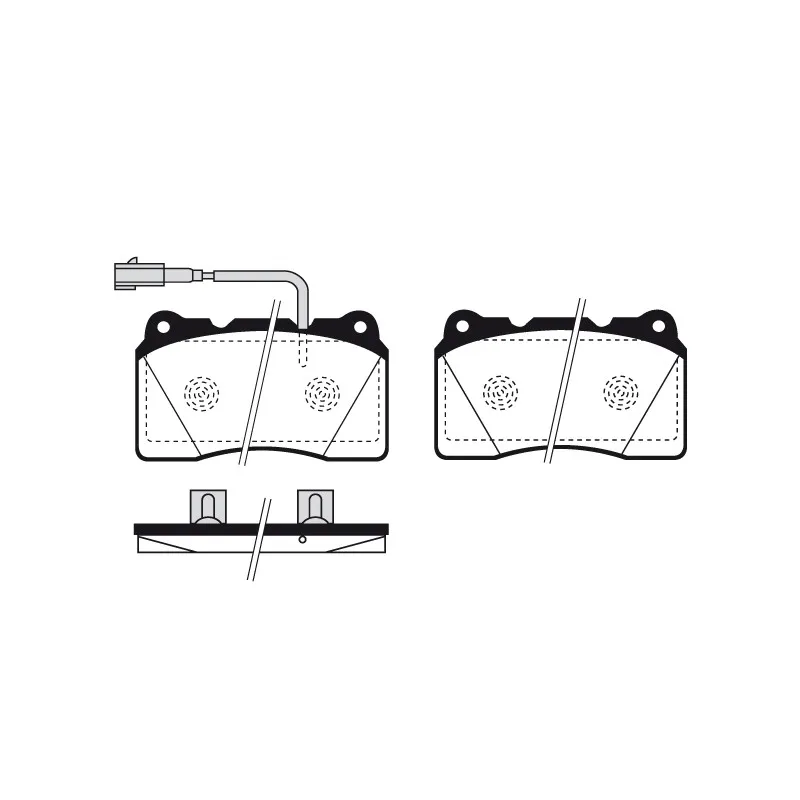 Jeu de 4 plaquettes de frein avant RAICAM RA.0604.7