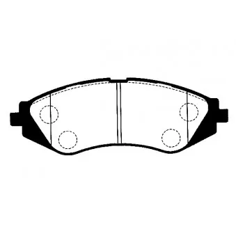 Jeu de 4 plaquettes de frein avant RAICAM RA.0645.0