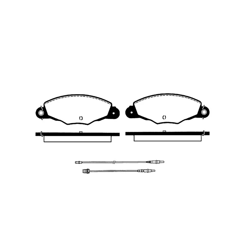 Jeu de 4 plaquettes de frein avant RAICAM RA.0685.0