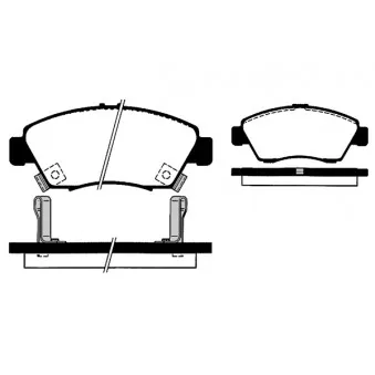 Jeu de 4 plaquettes de frein avant RAICAM RA.0748.0