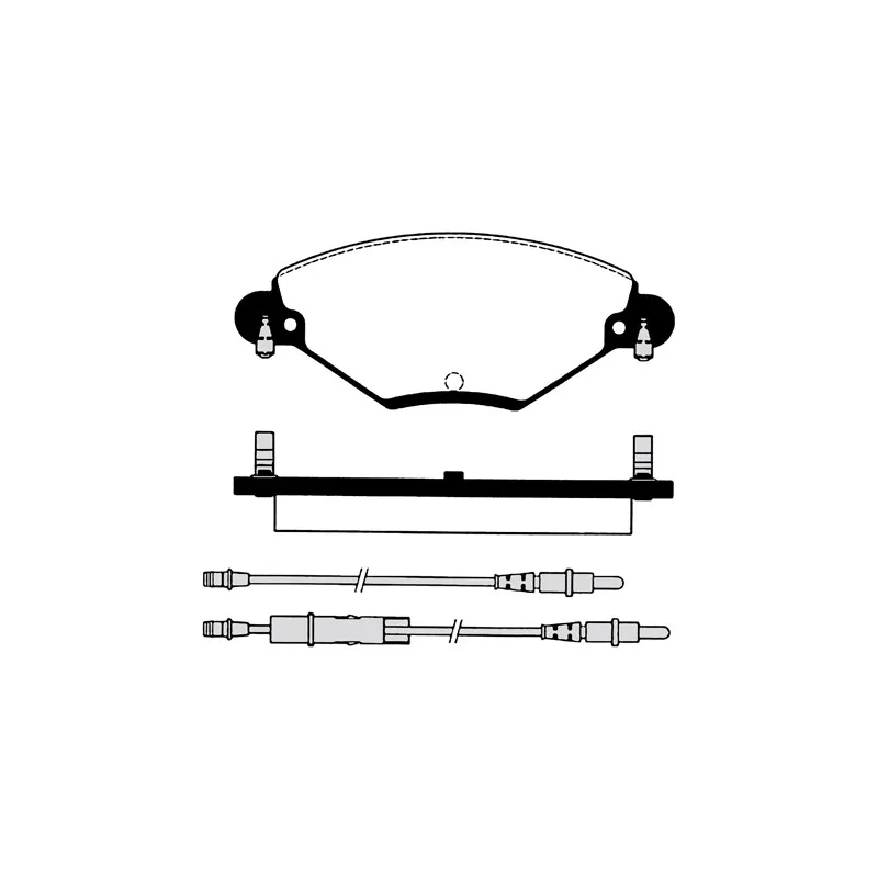 Jeu de 4 plaquettes de frein avant RAICAM RA.0765.0