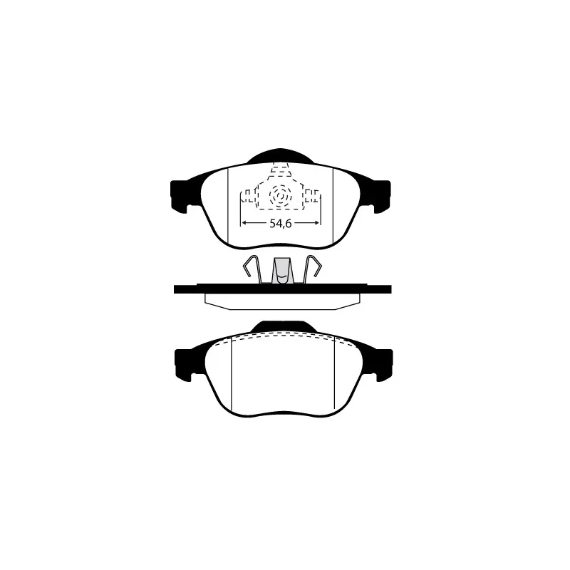 Jeu de 4 plaquettes de frein avant RAICAM RA.0770.1