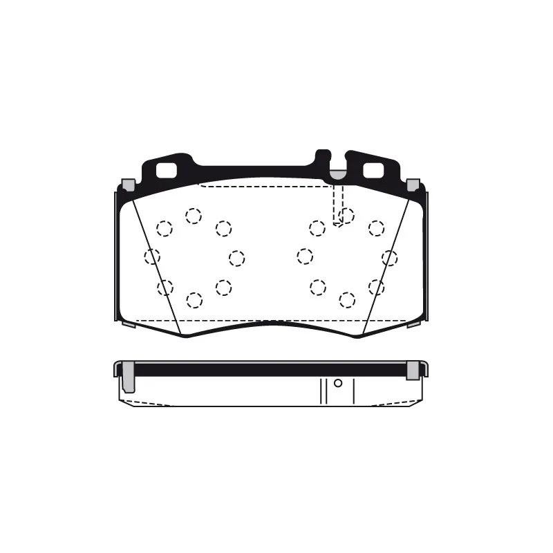 Jeu de 4 plaquettes de frein avant RAICAM RA.0791.0