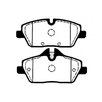 Jeu de 4 plaquettes de frein avant RAICAM RA.0852.5