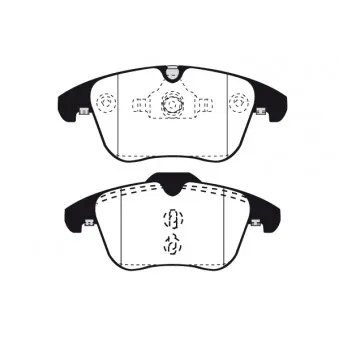 Jeu de 4 plaquettes de frein avant RAICAM RA.0929.0