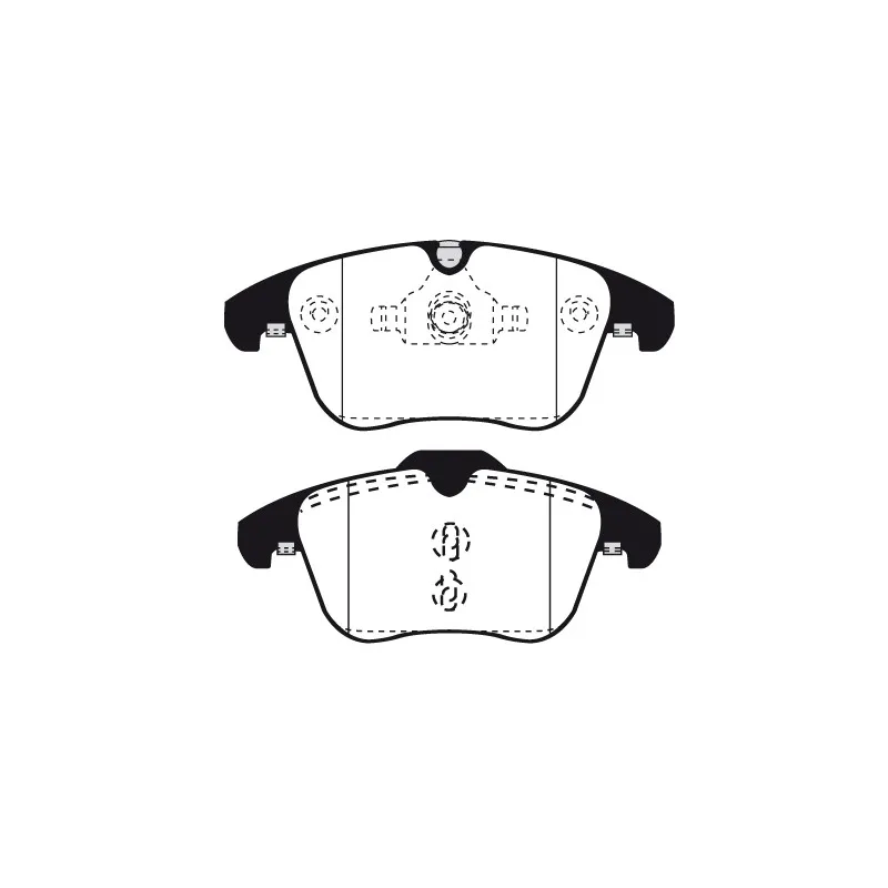 Jeu de 4 plaquettes de frein avant RAICAM RA.0929.0