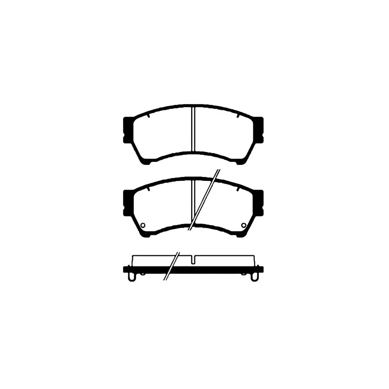 Jeu de 4 plaquettes de frein avant RAICAM RA.0976.0