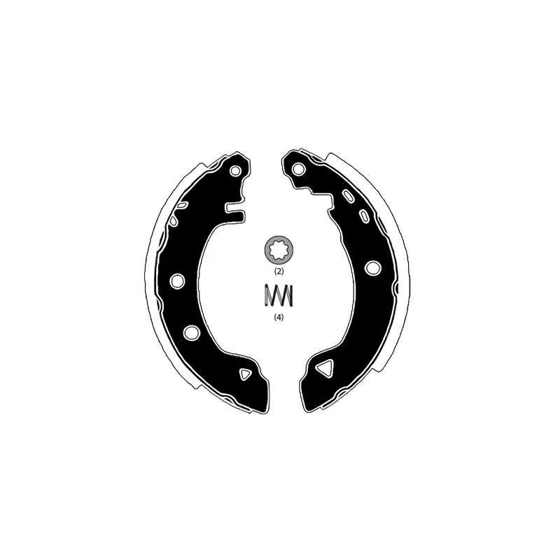 Jeu de mâchoires de frein RAICAM RA24920