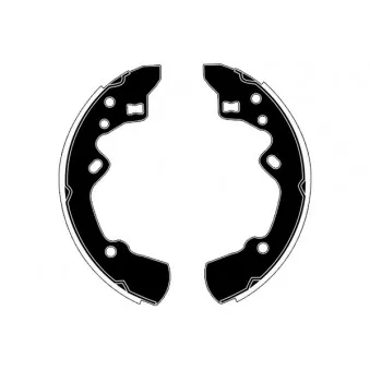 Jeu de mâchoires de frein RAICAM