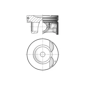 Piston KOLBENSCHMIDT 41192620