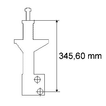Jeu de 2 amortisseurs avant SACHS 230 315