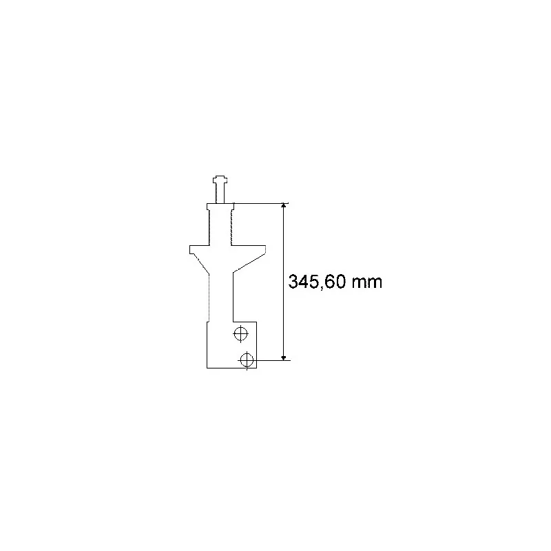 Jeu de 2 amortisseurs avant SACHS 230 315