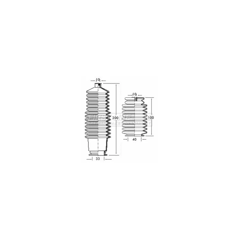 Jeu de joints-soufflets, direction FIRST LINE FSG3205