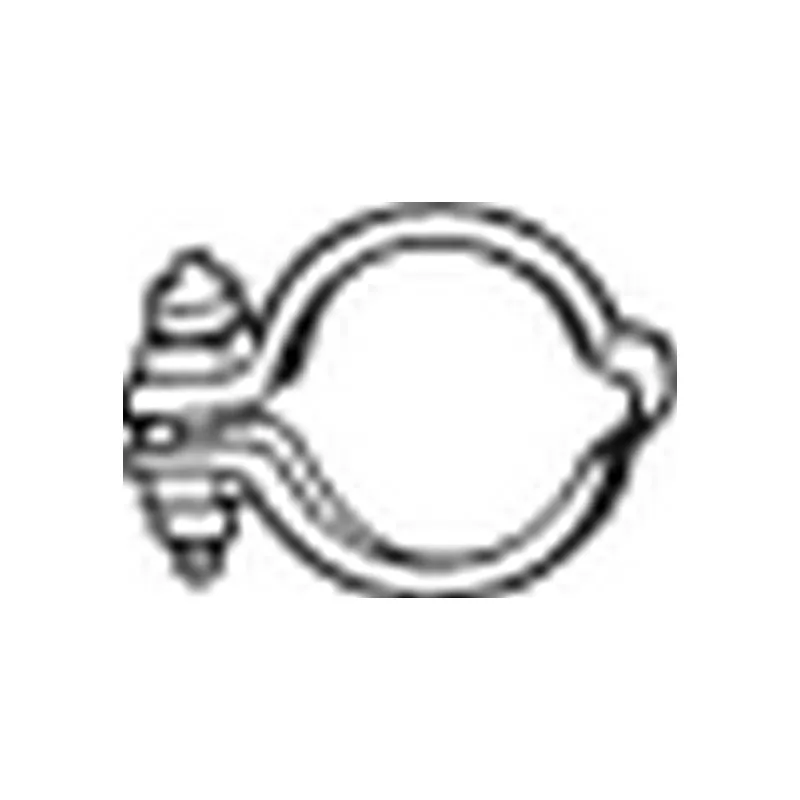 Pièce de serrage, échappement KLOKKERHOLM 254-790