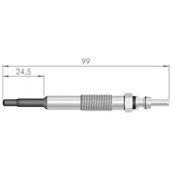 Bougie de préchauffage RESCAL 099 375