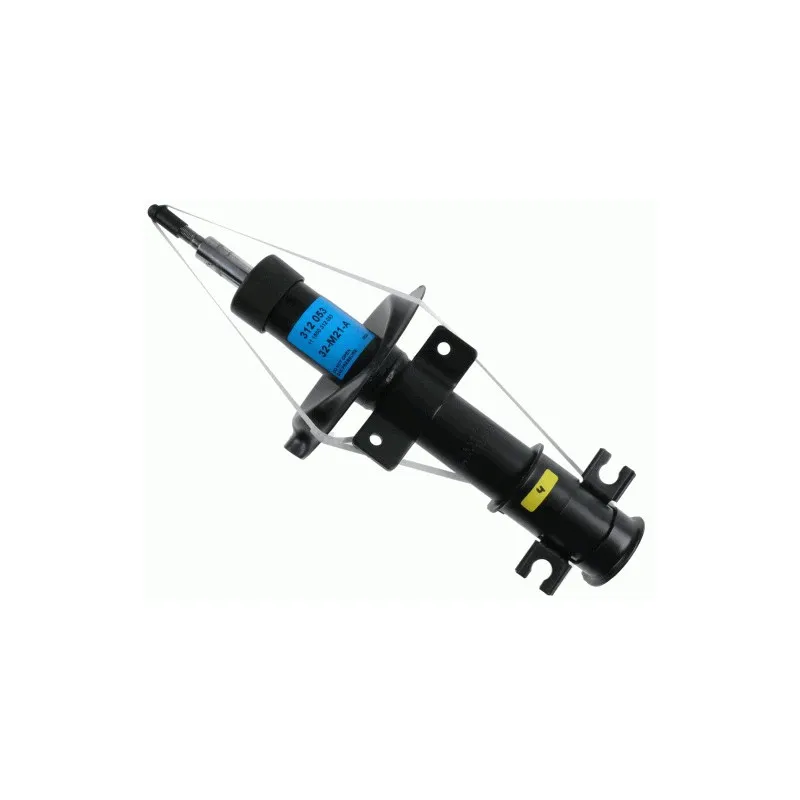 Jeu de 2 amortisseurs avant SACHS 312 053