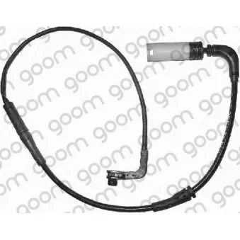Contact d'avertissement, usure des plaquettes de frein GOOM BS-0006