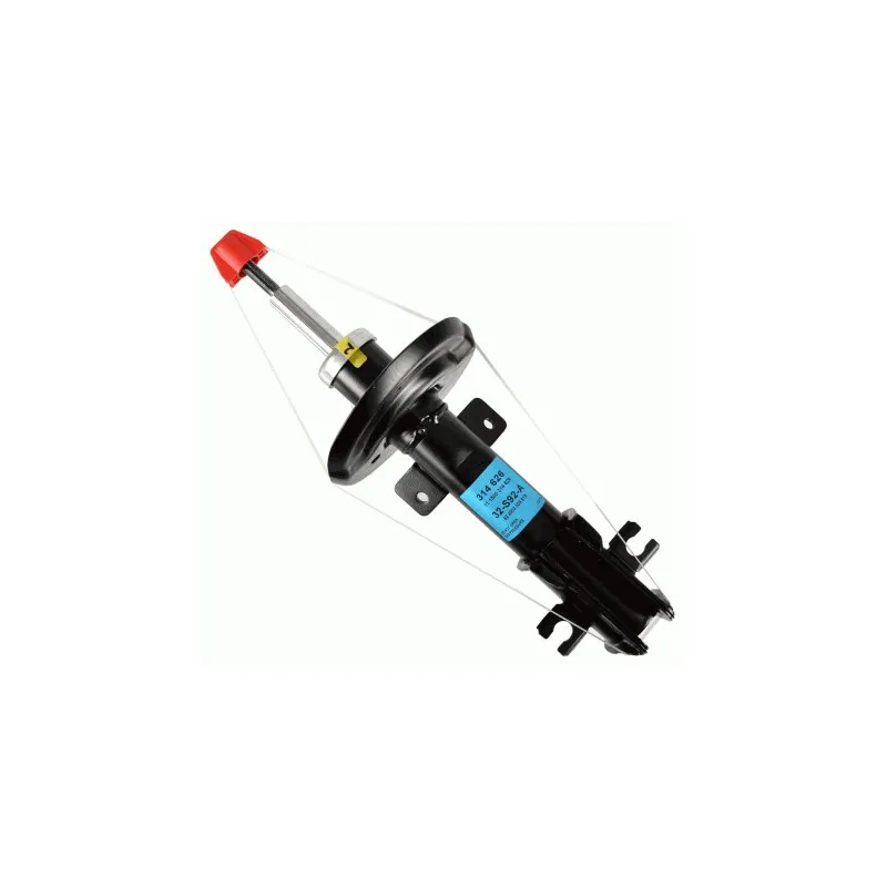 Jeu de 2 amortisseurs avant SACHS 314 626