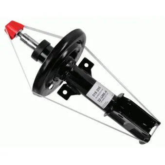 Jeu de 2 amortisseurs avant SACHS 315 295