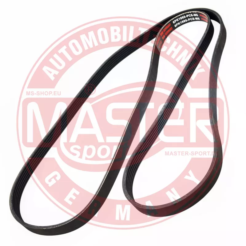 Courroie trapézoïdale à nervures MASTER-SPORT GERMANY 6PK1995-PCS-MS