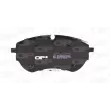 Jeu de 4 plaquettes de frein avant OPEN PARTS BPA1853.00 - Visuel 1