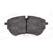 Jeu de 4 plaquettes de frein avant OPEN PARTS BPA1853.00 - Visuel 2