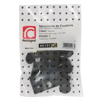 Kit de clip de fixation, carrosserie RESTAGRAF 601012C
