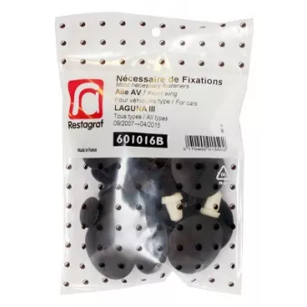 Kit de clip de fixation, carrosserie RESTAGRAF 601016B