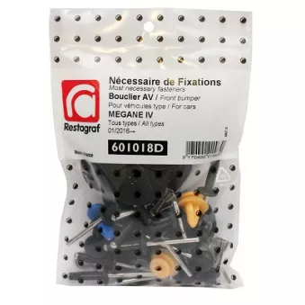 Kit de clip de fixation, carrosserie RESTAGRAF 601018D