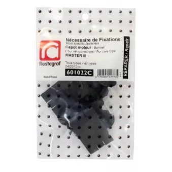 Kit de clip de fixation, carrosserie RESTAGRAF 601022C