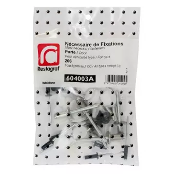 Kit de clip de fixation, carrosserie RESTAGRAF 604003A