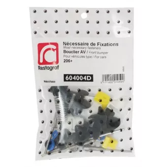 Kit de clip de fixation, carrosserie RESTAGRAF 604004D