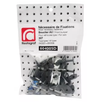 Kit de clip de fixation, carrosserie RESTAGRAF 604005D